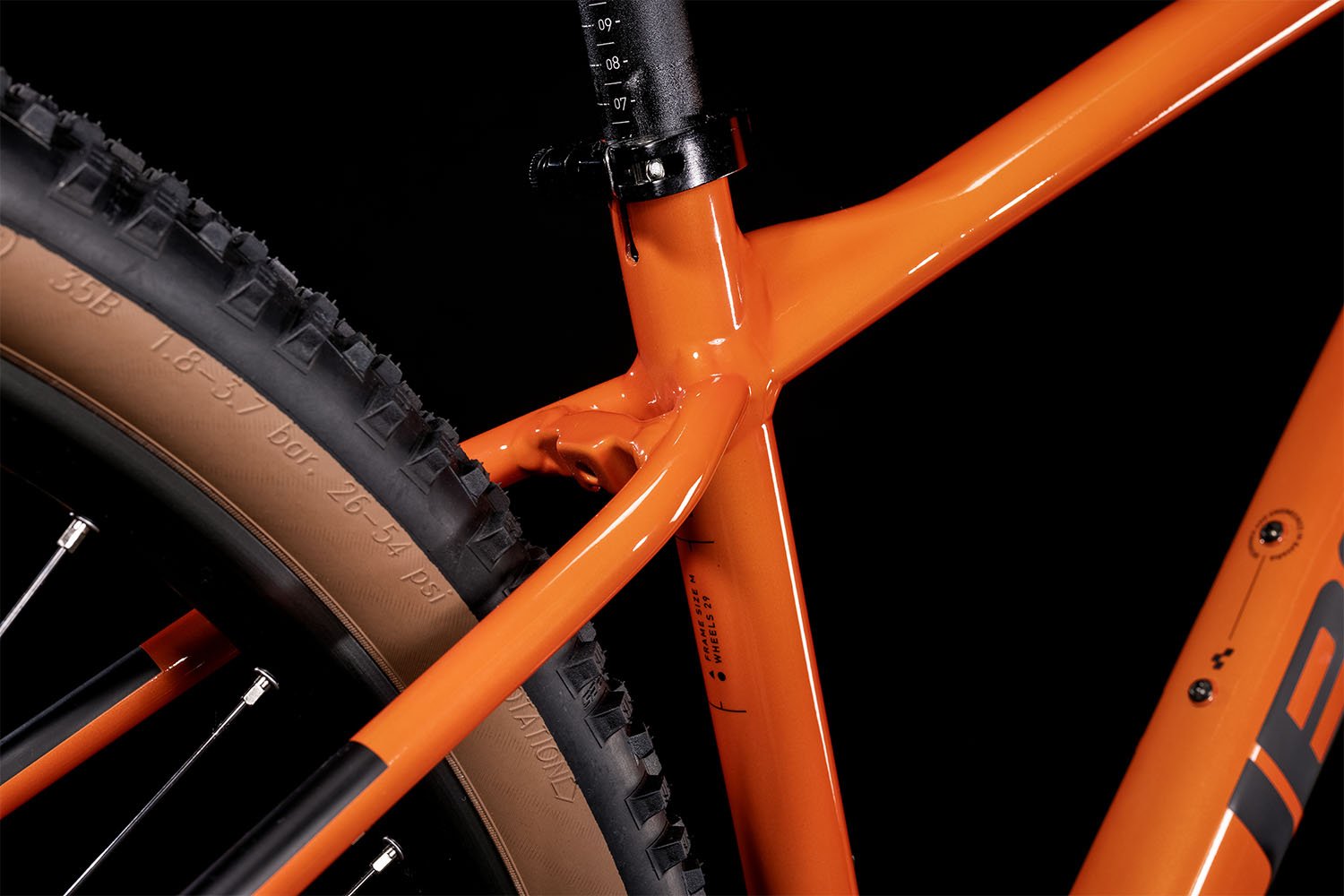 Würfel Achtung burntorange'n'black – Bild 5