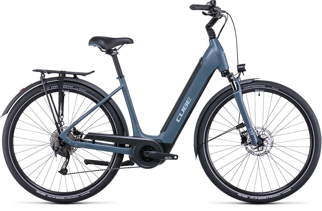 Cube Supreme Sport Hybrid ONE 500 grau-blau'n'blau