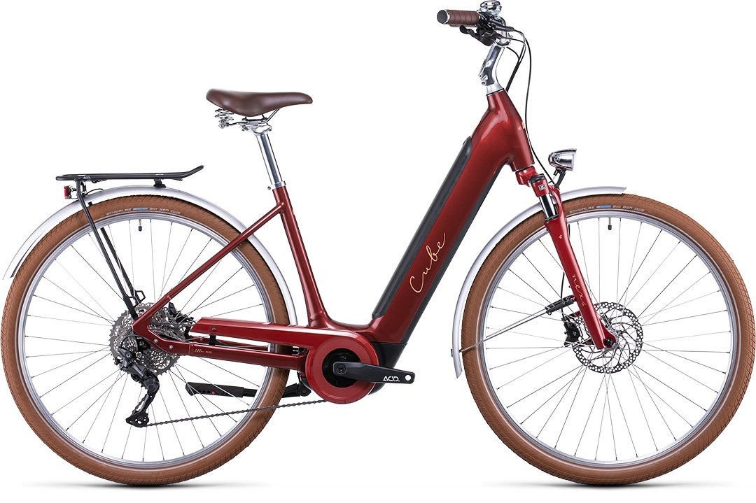 Cube Ella Ride Hybrid 500 kastanienbraun und lachsfarben