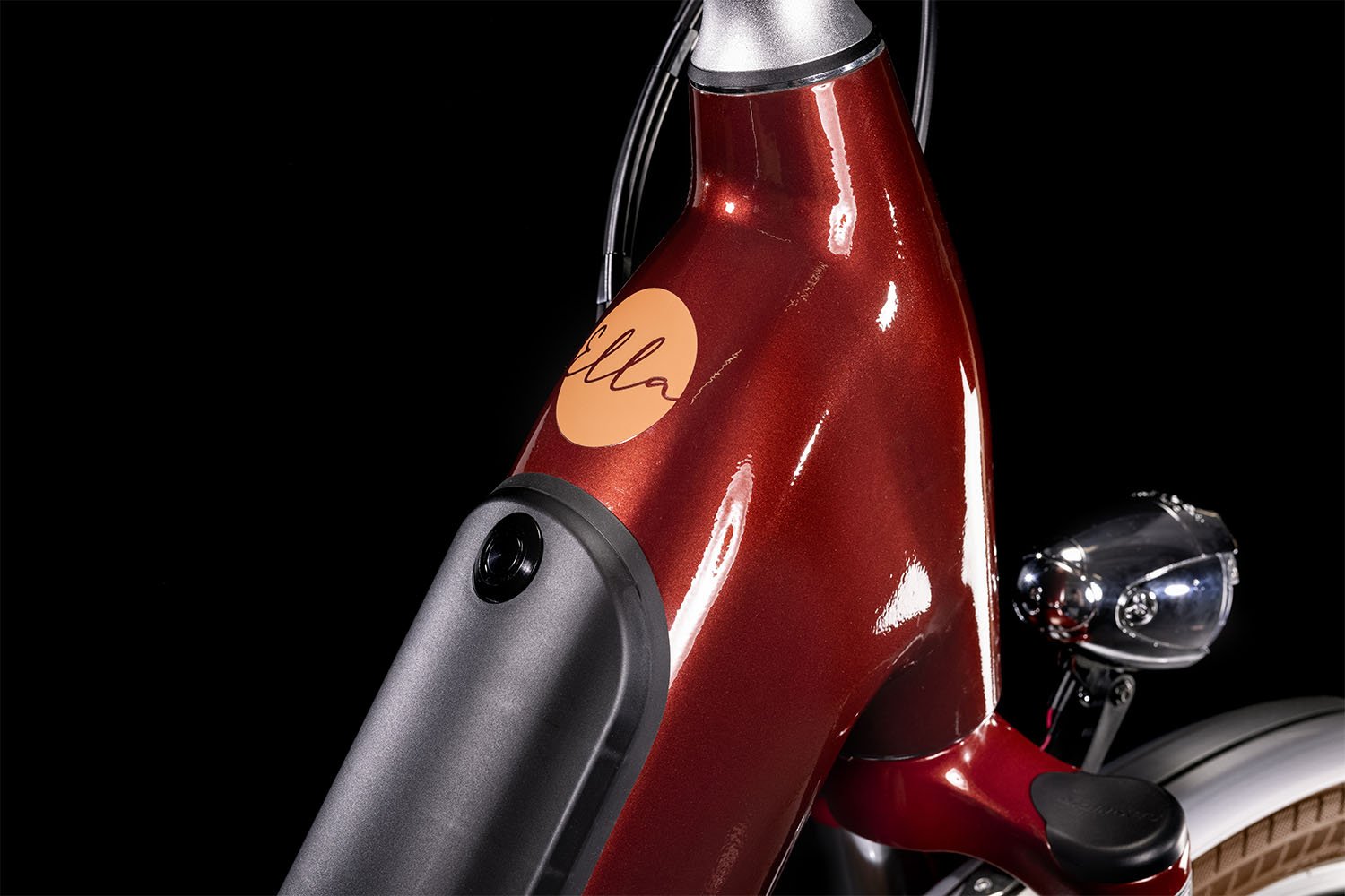 Cube Ella Ride Hybrid 500 kastanienbraun und lachsfarben – Bild 2