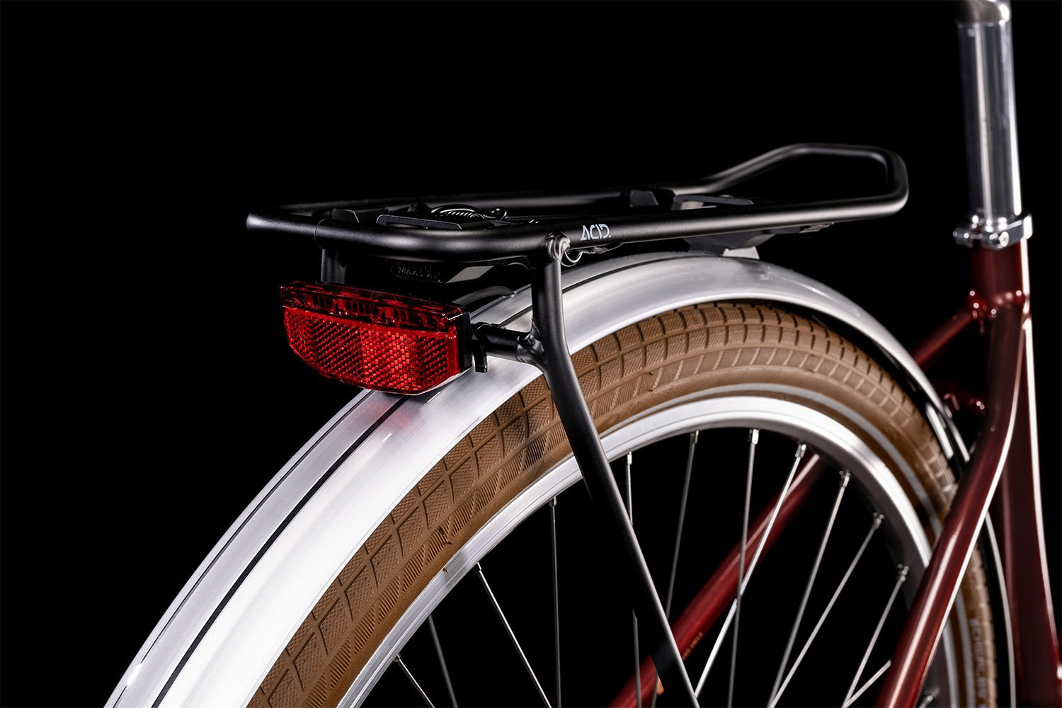 Cube Ella Ride Hybrid 500 kastanienbraun und lachsfarben – Bild 4