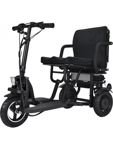 BOLA E-Scooter mit 3 Rädern für Menschen mit eingeschränkter Mobilität, stabil mit hohem Lenker – Bild 2