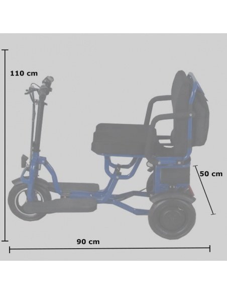 BOLA E-Scooter mit 3 Rädern für Menschen mit eingeschränkter Mobilität, stabil mit hohem Lenker – Bild 14