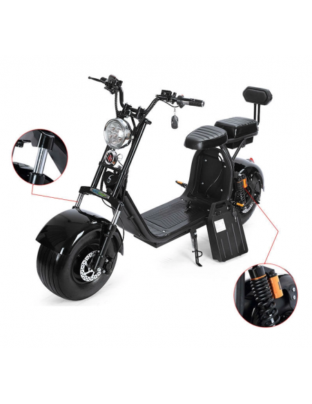 City Coco Range 1 Elektroroller – große Reichweite – Bild 8
