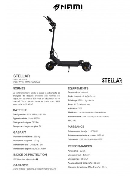 Nami Stellar E-Scooter – Bild 14