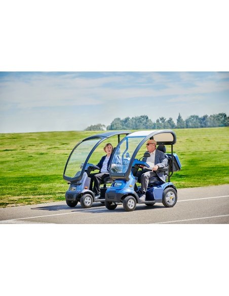 S4 Elektromobil mit 4 Rädern, komfortablem Sitz AFIKIM und Dach – Bild 9