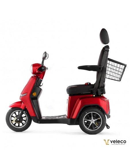 Veleco Turris Elektromobil mit 3 Rädern, stabil für Menschen mit eingeschränkter Mobilität und Senioren, mit komfortablem Sitz und Rückenlehne – Bild 5