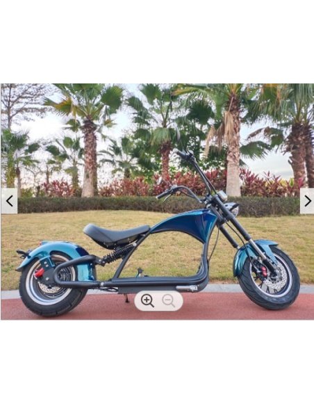 Chopper Scooter City Coco Harley Diamantgrün 3000 Watt, mit Straßenzulassung – Bild 4