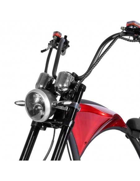 Chopper Scooter City Coco Harley Diamantgrün 3000 Watt, mit Straßenzulassung – Bild 8