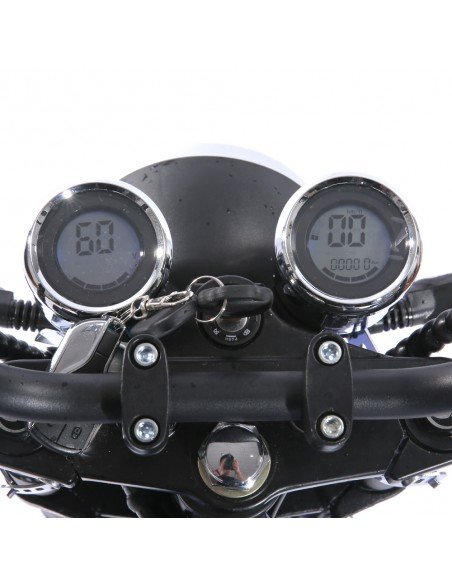 Chopper Scooter City Coco Harley Diamantgrün 3000 Watt, mit Straßenzulassung – Bild 9