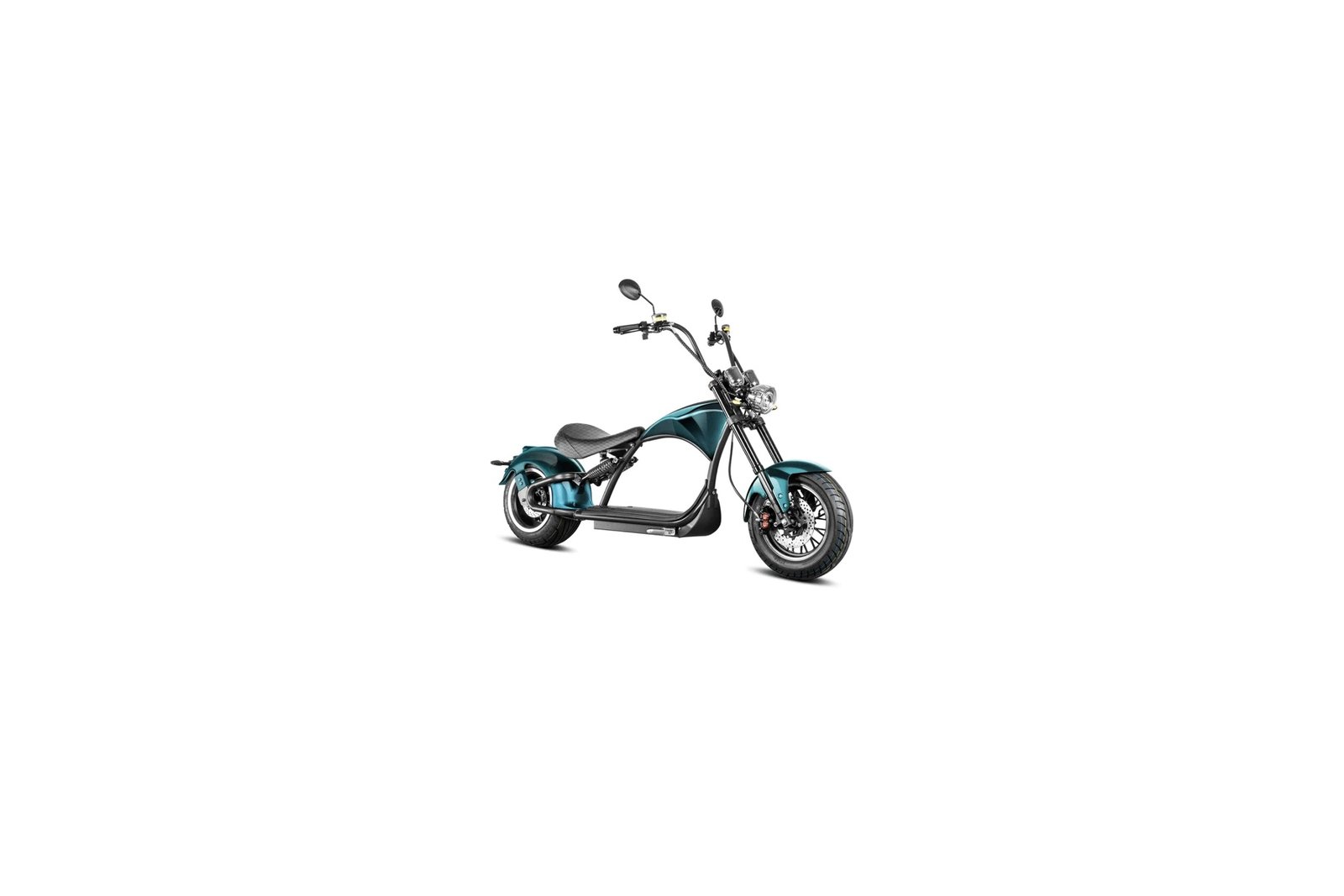 Chopper Scooter City Coco Harley Diamantgrün 3000 Watt, mit Straßenzulassung